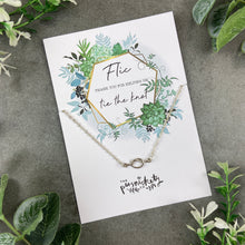 Load image into Gallery viewer, Wedding Knot Necklace Fern Design