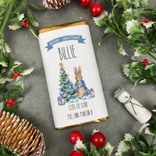 Load image into Gallery viewer, Christmas Rabbit Chocolate Bar