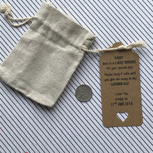 Load image into Gallery viewer, Lucky Sixpence Gift Bag For Dad-2-The Persnickety Co