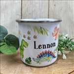 Load image into Gallery viewer, Dinosaur Enamel Mug, Placemat and Coaster