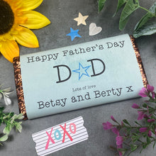 Load image into Gallery viewer, Happy Father's Day Dad Personalised Chocolate Bar