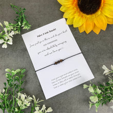 Load image into Gallery viewer, Just Go In There And Do Your Best Wish Bracelet