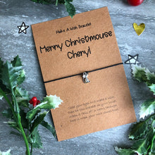 Load image into Gallery viewer, Merry Christmouse Wish Bracelet-8-The Persnickety Co