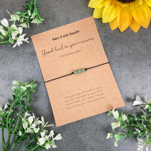 Load image into Gallery viewer, Good Luck In Your Exams Wish Bracelet-The Persnickety Co