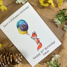 Load image into Gallery viewer, FOXtastic Birthday Card-4-The Persnickety Co