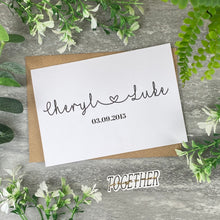Load image into Gallery viewer, Personalised Wedding Day Card-2-The Persnickety Co