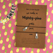 Load image into Gallery viewer, We Make A Mighty Pine Pair Wish Bracelets-7-The Persnickety Co
