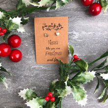 Load image into Gallery viewer, Nieces Like You Are Precious & Few Heart Earrings-3-The Persnickety Co