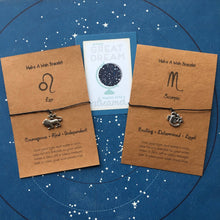 Load image into Gallery viewer, Zodiac Make A Wish Bracelet