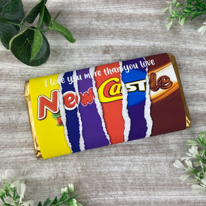 Newcastle United Chocolate Bar - I Love You More Than...
