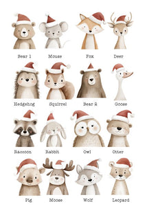 Personalised Christmas Tote Bag - Festive Friends