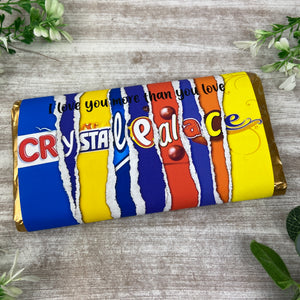 Crystal Palace Chocolate Bar - I Love You More Than...