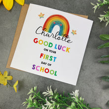 Load image into Gallery viewer, Personalised Back To School Card-The Persnickety Co
