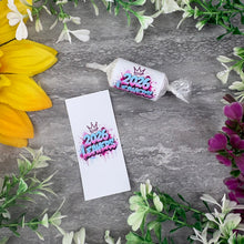 Load image into Gallery viewer, School Leavers 2026 Love Heart Sweets – Graffiti Design – Pack of 10 – Vegan &amp; Gluten Free
