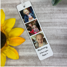 Load image into Gallery viewer, Personalised Photo Bookmark - Mummy &amp; Daddy

