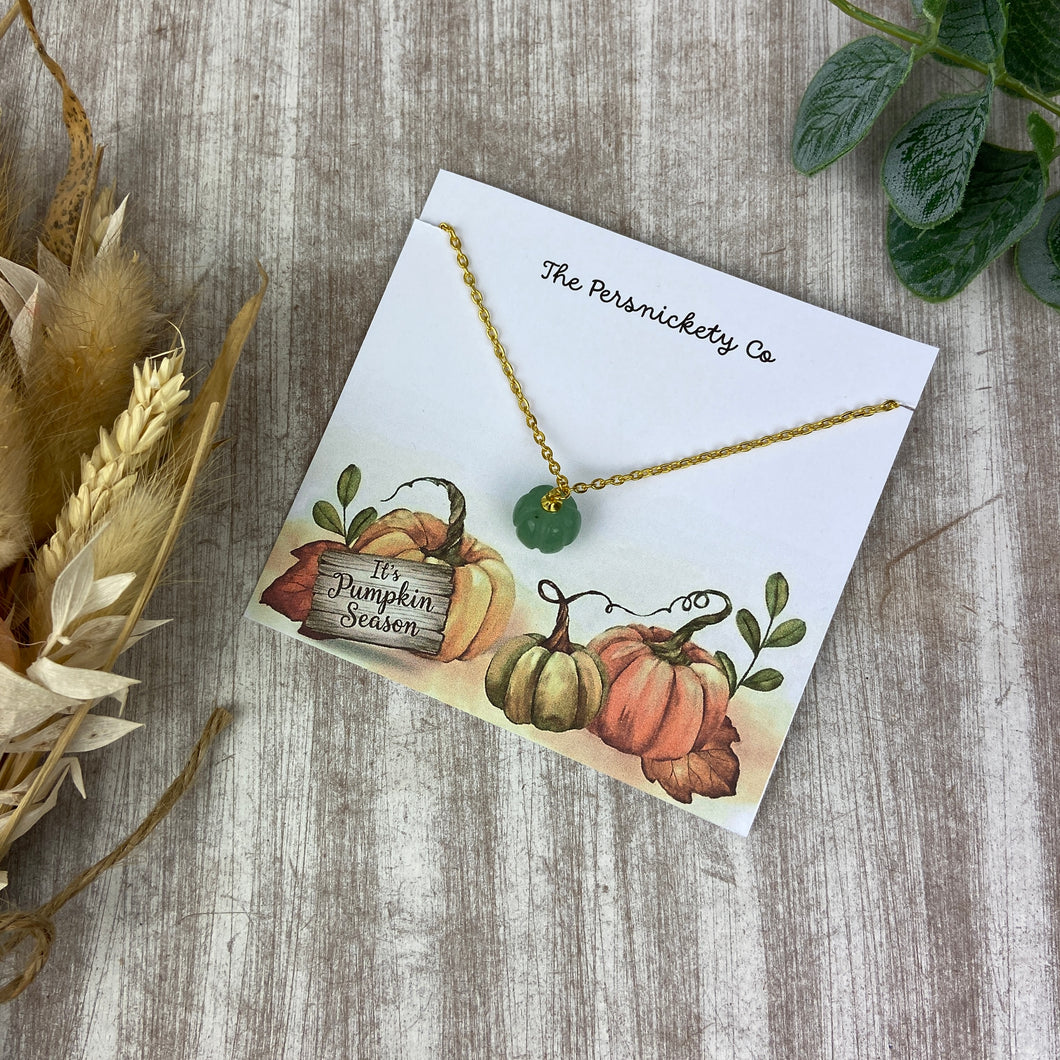 Pumpkin Necklace-The Persnickety Co