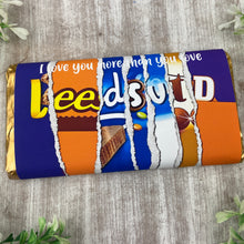 Load image into Gallery viewer, Leeds United Chocolate Bar - I Love You More Than...
