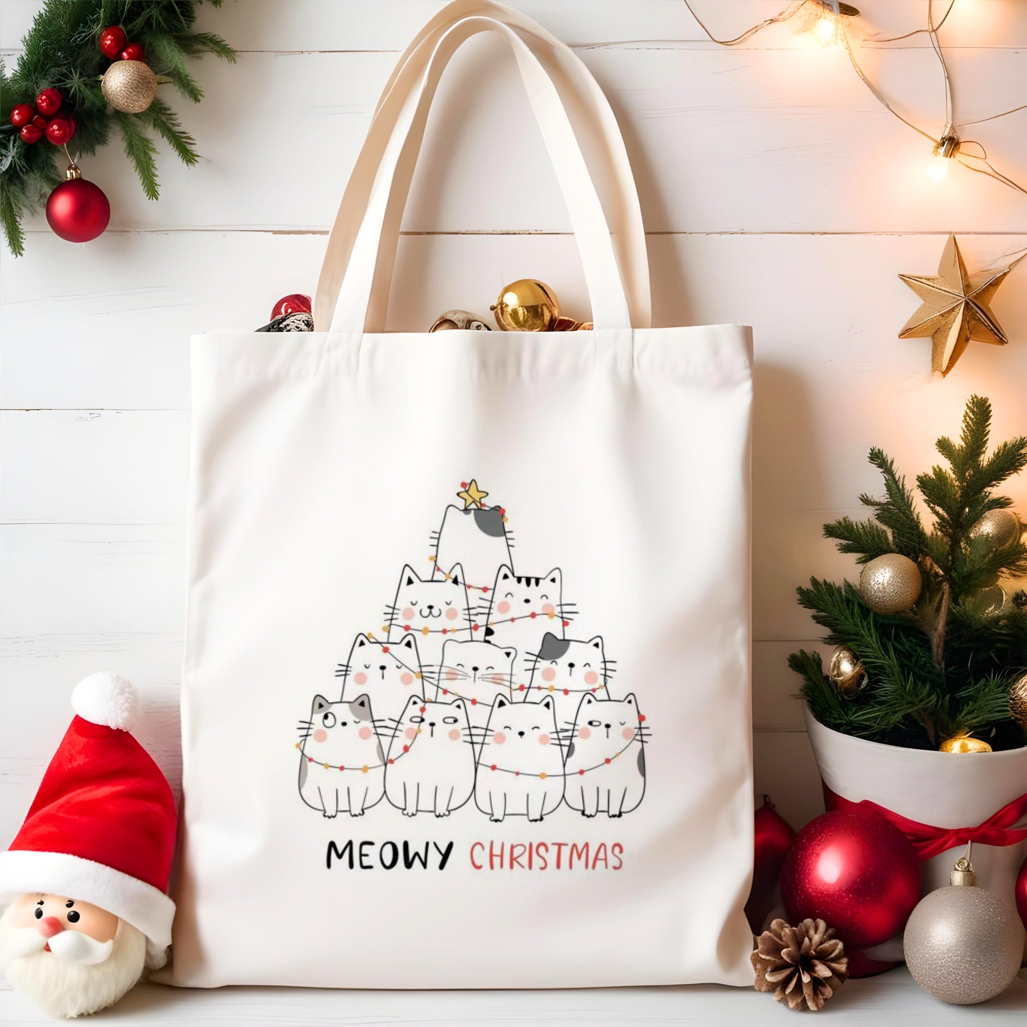 Christmas tote bags uk sale