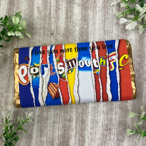 Portsmouth FC Chocolate Bar - I Love You More Than...
