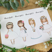 Load image into Gallery viewer, Personalised Flower Girl &amp; Page Boy Sweet Pouch Gift

