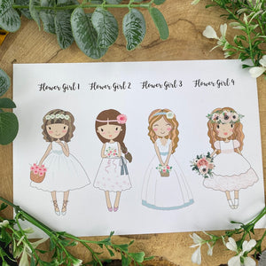 Personalised Flower Girl Thank You Bracelet