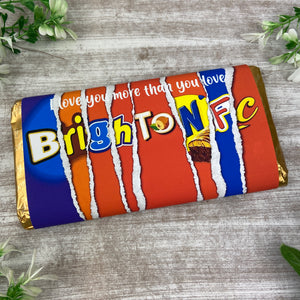Brighton FC Chocolate Bar - I Love You More Than...