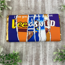 Load image into Gallery viewer, Leeds United Chocolate Bar - I Love You More Than...
