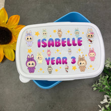 Load image into Gallery viewer, Personalised Bunny &amp; Stars Lunch Box
