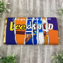 Load image into Gallery viewer, Leeds United Chocolate Bar - I Love You More Than...
