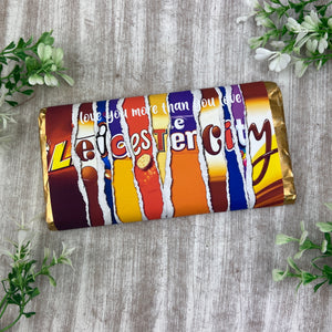 Leicester City Chocolate Bar - I Love You More Than...