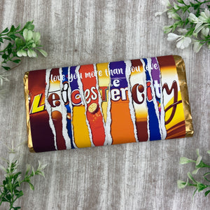 Leicester City Chocolate Bar - I Love You More Than...