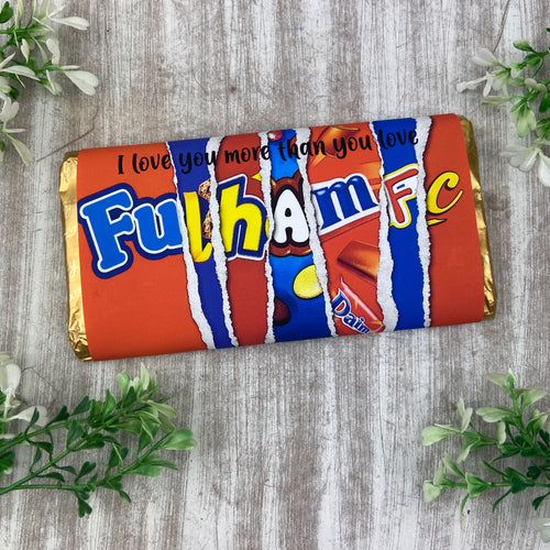 Fulham FC Chocolate Bar - I Love You More Than...-The Persnickety Co