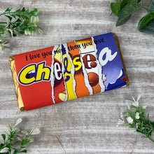 Load image into Gallery viewer, Chelsea Chocolate Bar - I Love You More Than...-The Persnickety Co
