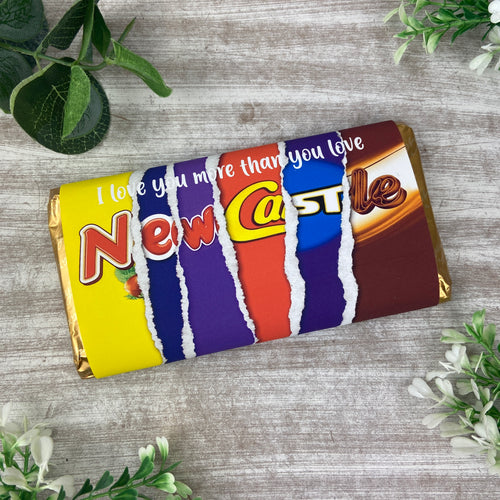 Newcastle United Chocolate Bar - I Love You More Than...-The Persnickety Co