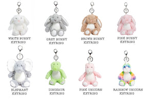 Personalised Teddy Bear Keepsake | New Baby Gift | Birth Detail Plush | Custom Baby Shower Present | Bunny
