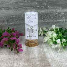 Load image into Gallery viewer, Whimsical Bow Necklace in Cloche - A Special Auntie
