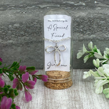 Load image into Gallery viewer, Whimsical Bow Necklace in Cloche - A Special Friend
