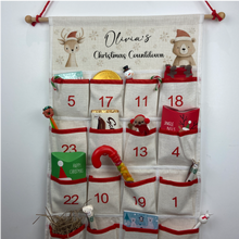 Load image into Gallery viewer, Personalised Festive Friends Fabric Advent Calendar-The Persnickety Co

