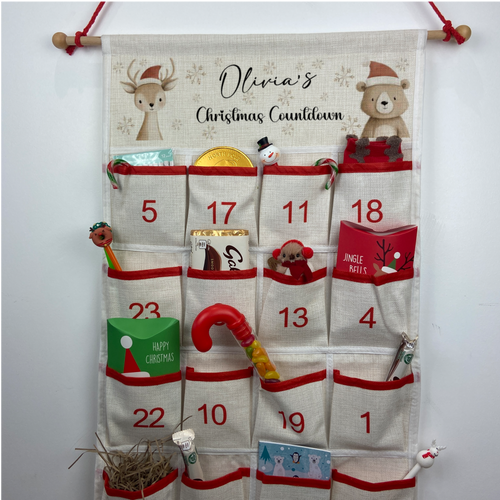 Personalised Festive Friends Fabric Advent Calendar-The Persnickety Co