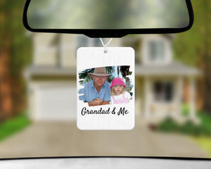 Custom Photo Car Air Freshener – Personalised Gift for Grandad-The Persnickety Co