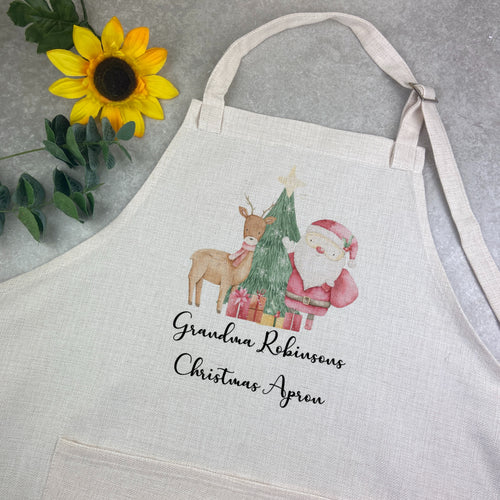 Father Christmas Personalised Apron-The Persnickety Co
