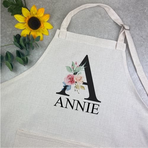Personalised Initial Apron-The Persnickety Co