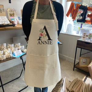 Personalised Initial Apron