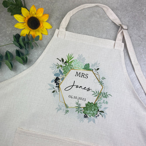 Personalised Wedding Apron-The Persnickety Co