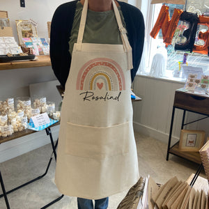 Personalised Rainbow Apron