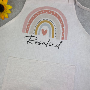 Personalised Rainbow Apron