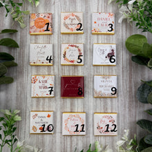 Load image into Gallery viewer, Personalised Autumn Wedding Chocolates
