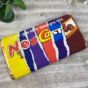 Newcastle United Chocolate Bar - I Love You More Than...