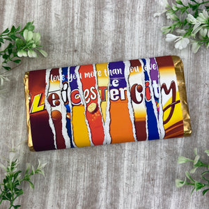 Leicester City Chocolate Bar - I Love You More Than...