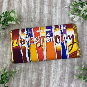 Leicester City Chocolate Bar - I Love You More Than...